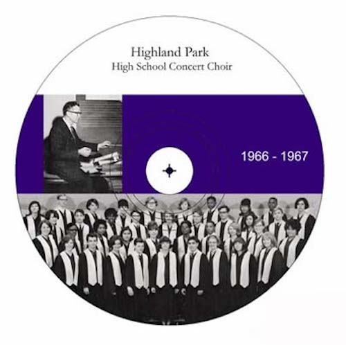picture of Label CD 1967 HPHS Concert Choir CD